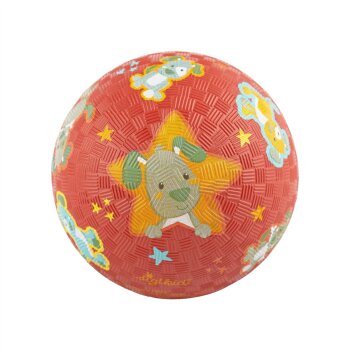 sigikid - Kautschukball Hund - Rot, 12 cm