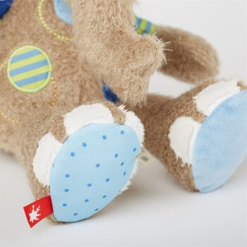 sigikid - Kuscheltier Elefant Patchwork Sweety - Blau Bunt