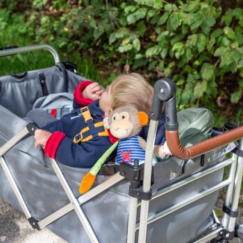 sigikid - Kuscheltier Affe - Bunt Patchwork