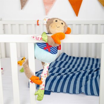 sigikid - Kuscheltier Affe - Bunt Patchwork