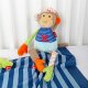 sigikid - Kuscheltier Affe - Bunt Patchwork