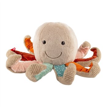 sigikid - Kuscheltier Krake Patchwork - Yellow