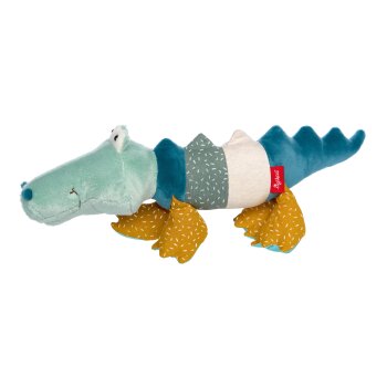 sigikid - Kuscheltier Krokodil - Patchwork Yellow, 43 cm