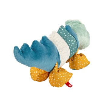 sigikid - Kuscheltier Krokodil - Patchwork Yellow, 43 cm