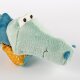 sigikid - Kuscheltier Krokodil - Patchwork Yellow, 43 cm