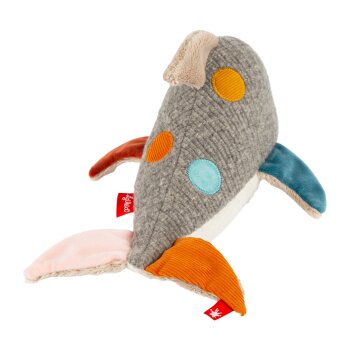 sigikid - Kuscheltier Delfin - Patchwork Sweety Yellow