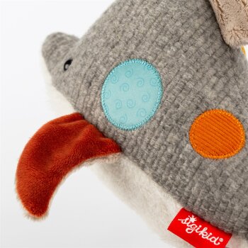 sigikid - Kuscheltier Delfin - Patchwork Sweety Yellow