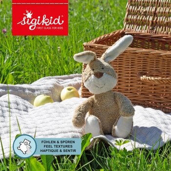sigikid - Kuscheltier Hase - Natural Friends Green