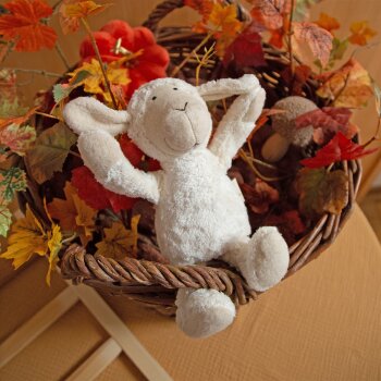 sigikid - Kuscheltier Schaf - Weiß, 27 cm
