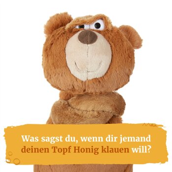 sigikid - Kuscheltier Bär Sweety mit Mimik - Braun