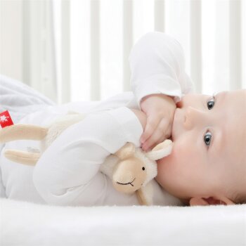 sigikid - Mini-Kuscheltier Schaf Weiß