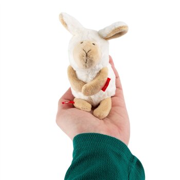 sigikid - Mini-Kuscheltier Schaf Weiß