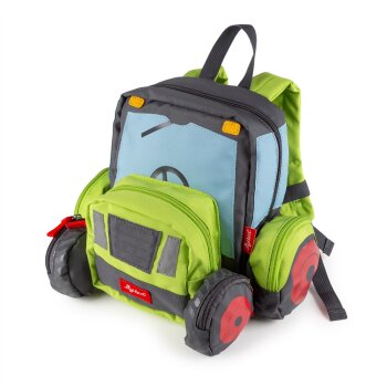 sigikid - Kindergartenrucksack - Traktor Grün