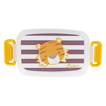 sigikid - Kinder-Brotdose Tiger - Gelb Schwarz