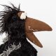 sigikid - Kuscheltier Rabe July Jewels, Schwarz