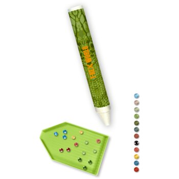 Die Spiegelburg - T-Rex World - Crystal Glow Pictures: Diamond Painting (3)