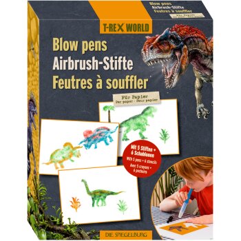 Die Spiegelburg - Airbrush-Stifte für Papier - T-Rex...