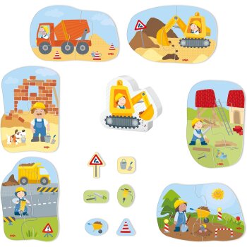 Haba - 6 erste Puzzles – Baustelle (A)
