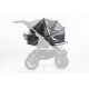 TFK - Regenschutz duo 2 Kombi-Kinderwagen (für 1 Wanne) (A)
