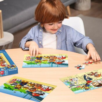 Ravensburger - Heldenhafte Hunde (Paw Patrol) PUZZLE (2 x 24 Teile)