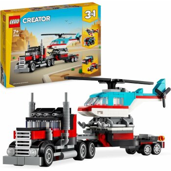 LEGO - Creator - 31146 Tieflader mit Hubschrauber