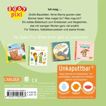 Carlsen - Baby Pixi (unkaputtbar) - Ich mag...schaukeln,...