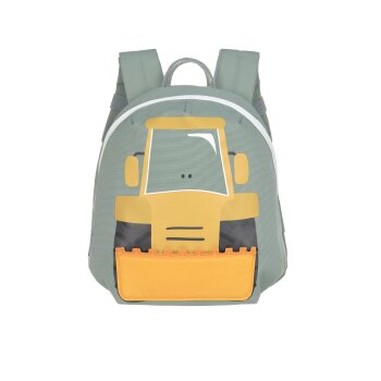 Lässig - Kindergartenrucksack Tiny - Bagger, Gelb