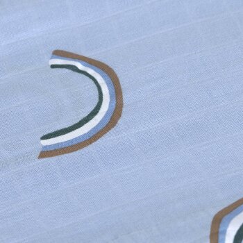 Lässig - Mulltücher (3 Stk) L - Happy Rascals, Himmelblau (2)