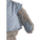 Sterntaler - Kuscheltier Esel Emmi, Mittelblau (A)