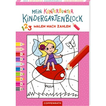 Coppenrath - Mein kleiner Kindergartenblock - Malen nach Zahlen (Zauberwald) (5)