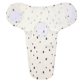 Lässig - Cozy Swaddle Bag Bio-Baumwolle - Bricks Milky, 0-3 Monate