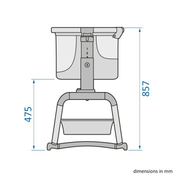 MAXI-COSI - Iora Air Beistellbettchen Grey