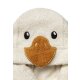 Sterntaler - Kinder Bademantel Ente Edda mit Kapuze, Ecru, Gr. 86/92 (A)