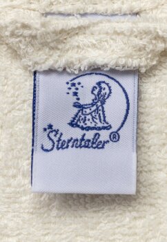 Sterntaler - Kinder Bademantel Ente Edda mit Kapuze, Ecru, Gr. 98/104 (A)