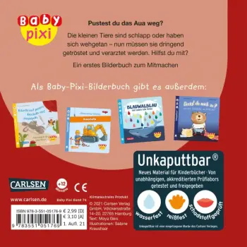 Carlsen - Baby Pixi (unkaputtbar) - Pustest du das Aua...