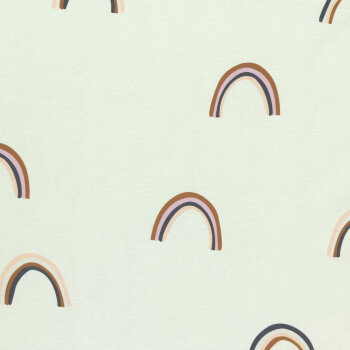 Lässig - Babyschlafsack 2,5 TOG - Regenbogen, Mint, Gr. 74-80
