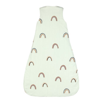 Lässig - Babyschlafsack 2,5 TOG - Regenbogen, Mint, Gr. 74-80