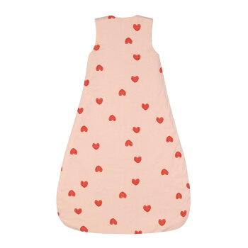 Lässig - Babyschlafsack 2,5 TOG - Herz, Rosa, Gr. 62-68