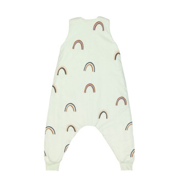 Lässig - Kinder Schlafoverall 2,5 TOG - Regenbogen, Mint, Gr. 98-104