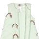 Lässig - Kinder Schlafoverall 2,5 TOG - Regenbogen, Mint, Gr. 98-104
