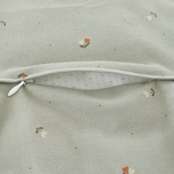 Träumeland - Baby-Ganzjahresschlafsack LIEBMICH Fiore grün Gr. 50/56