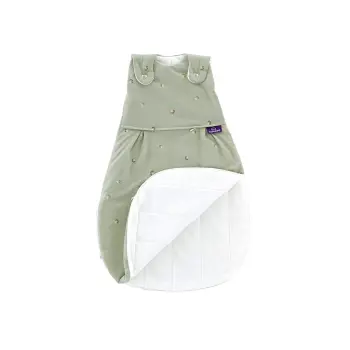 Träumeland - Baby-Ganzjahresschlafsack LIEBMICH Fiore grün Gr. 62/68