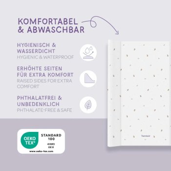 Träumeland - Wickelmulde 50 x 70 cm Fiore beige