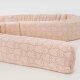 Träumeland - Bettschlange 200 x 12 x 10 cm Kuschelhase beige