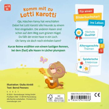Ravensburger - Mein erstes Lotti Karotti: Das lustige...