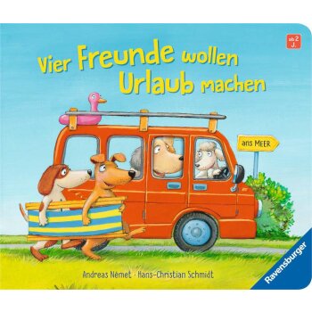 Ravensburger - Vier Freunde wollen Urlaub machen