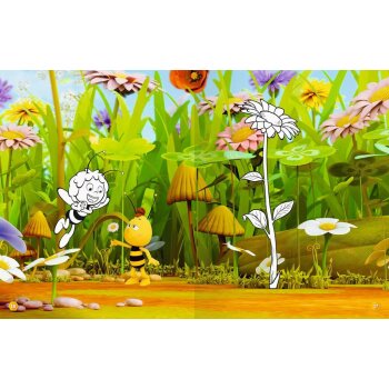 Ravensburger - Mein Ausmalstickerbuch: Die Biene Maja