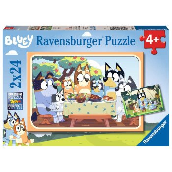 Ravensburger - Auf gehts! (Bluey) PUZZLE (2 x 24 Teile)