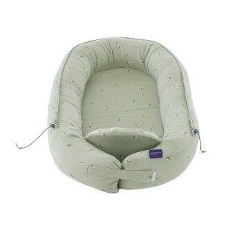 Träumeland - Babynest Home Premium Fiore grün (A)