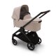 BUGABOO - Dragonfly Kinderwagen mit Liegewanne und Sitz BLACK / DESERT-TAUPE